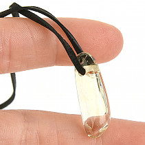 Citrine pendant on the skin 3.4g