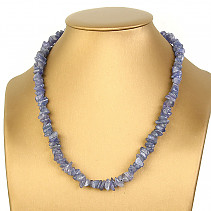 Tanzanite necklace 47cm clasp Ag 925/1000 47g