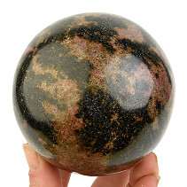 Rhodonite ball Madagascar Ø83mm
