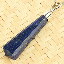 Lapis lazuli přívěsek špička Ag 925/1000 úchyt 7,0g