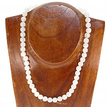 Moonstone Necklace 8 mm Ag
