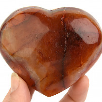 Carnelian heart from Madagascar 337g
