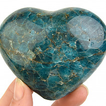 Apatit modrý srdce z Madagaskaru 358g