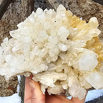 Crystal druse from Madagascar 1061g