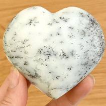 Dendritický opál srdce z Madagaskaru 196g