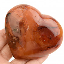Carnelian heart from Madagascar 283g