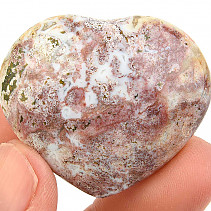 Jaspis oceánový srdce z Madagaskaru 22g