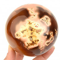 Carnelian ball large from Madagascar Ø93mm