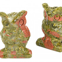Epidote owl approx. 47mm