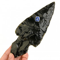 Obsidian spearhead from Mexico 130g