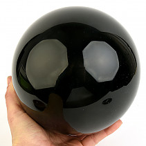Černý obsidián velká koule Mexiko 5,06kg