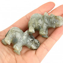 Labradorite elephant approx. 50mm