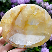 Crystal with limonite bowl from Madagascar 867g