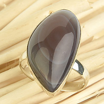 Stříbrný prsten s achátem vel.51 Ag 925/1000 4,8g