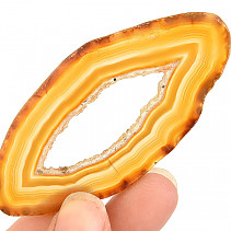 Agate slice with cavity from Brazil 17g