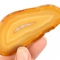 Agate slice with cavity from Brazil (28g)