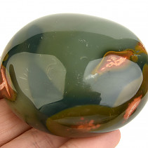 Smooth colorful jasper stone from Madagascar 152g