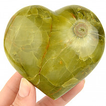 Heart green opal from Madagascar 269g