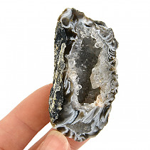 Feather agate geode Brazil 38g