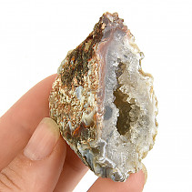 Agate feather geode from Brazil 52g