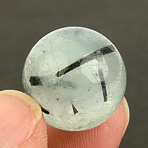 Ball of aquamarine with skoryl tourmaline (Afghanistan) 6.1g