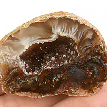Feather agate geode from Brazil 50g