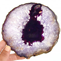 Purple Agate Slice from Brazil (241g)