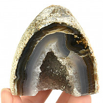Agate geode with a hollow from Brazil 136g