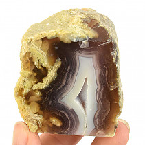 Agate geode with a hollow from Brazil 135g
