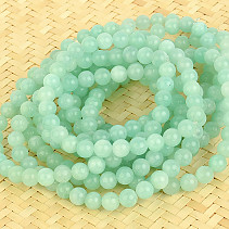 Amazonite bracelet smooth balls 6mm