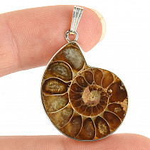 Ammonite silver pendant Ag 925/1000 7.1g