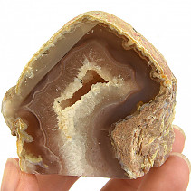 Agate geode with a hollow from Brazil 165g
