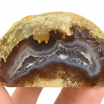 Agate geode with a socket from Brazil 183g