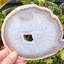 Agate slice with core from Brazil 171g