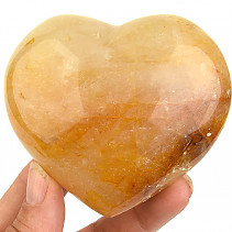 Heart crystal with limonite (Madagascar) 302g