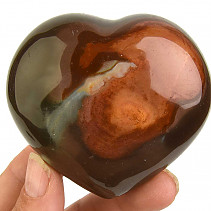Smooth heart colorful jasper 220g