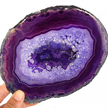 Agate purple slice from Brazil 302g