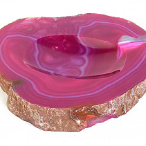 Agate bowl pink 591g