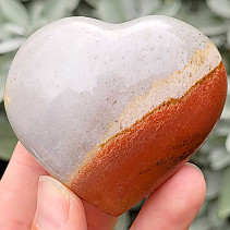 Smooth heart colorful jasper 160g