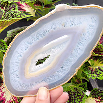 Agate slice with core from Brazil 137g