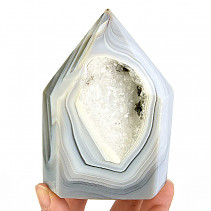 Agate point with cavity 478g