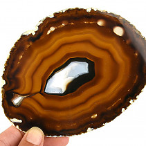 Agate slice with core from Brazil 127g