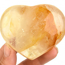 Heart crystal with limonite from Madagascar 164g