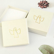 Golden angel gift box 8 x 8 cm