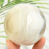 Gray agate ball from Madagascar Ø 67mm (439g)