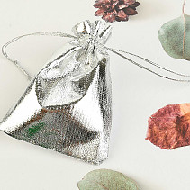 Silver gift bag 11 x 9cm
