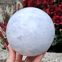 Modrý kalcit velká koule (Madagaskar) Ø103mm