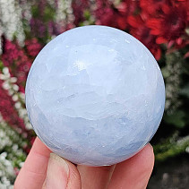 Modrý kalcit koule (Madagaskar) Ø55mm