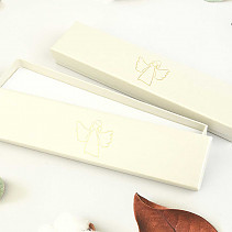 Gift box long golden angel 20 x 4.5 cm
