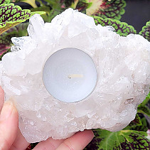 Druze crystal candlestick 463g